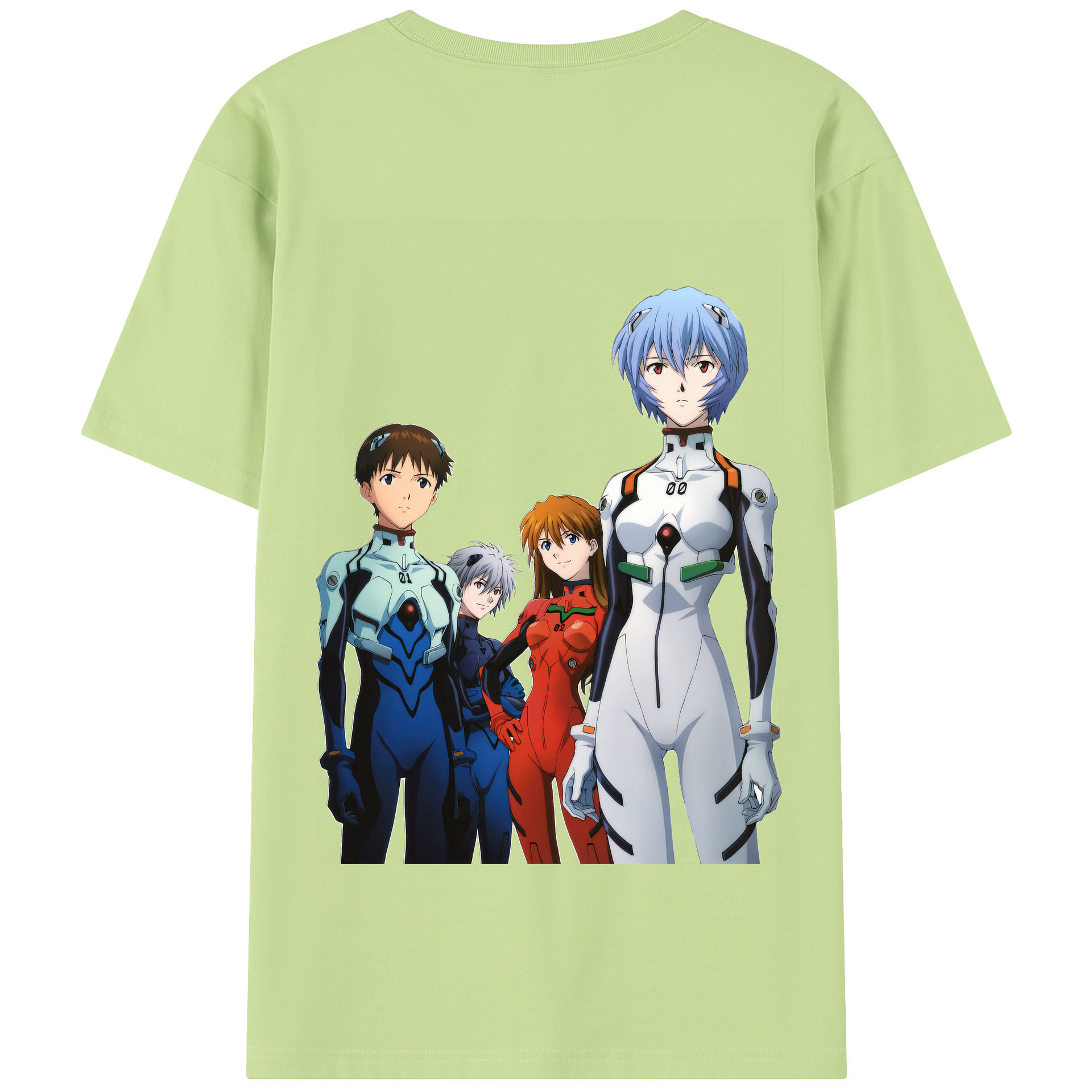 （画像用） EVA 新世紀エヴァンゲリオン 綿100％半袖Tシャツ（背面プリント）